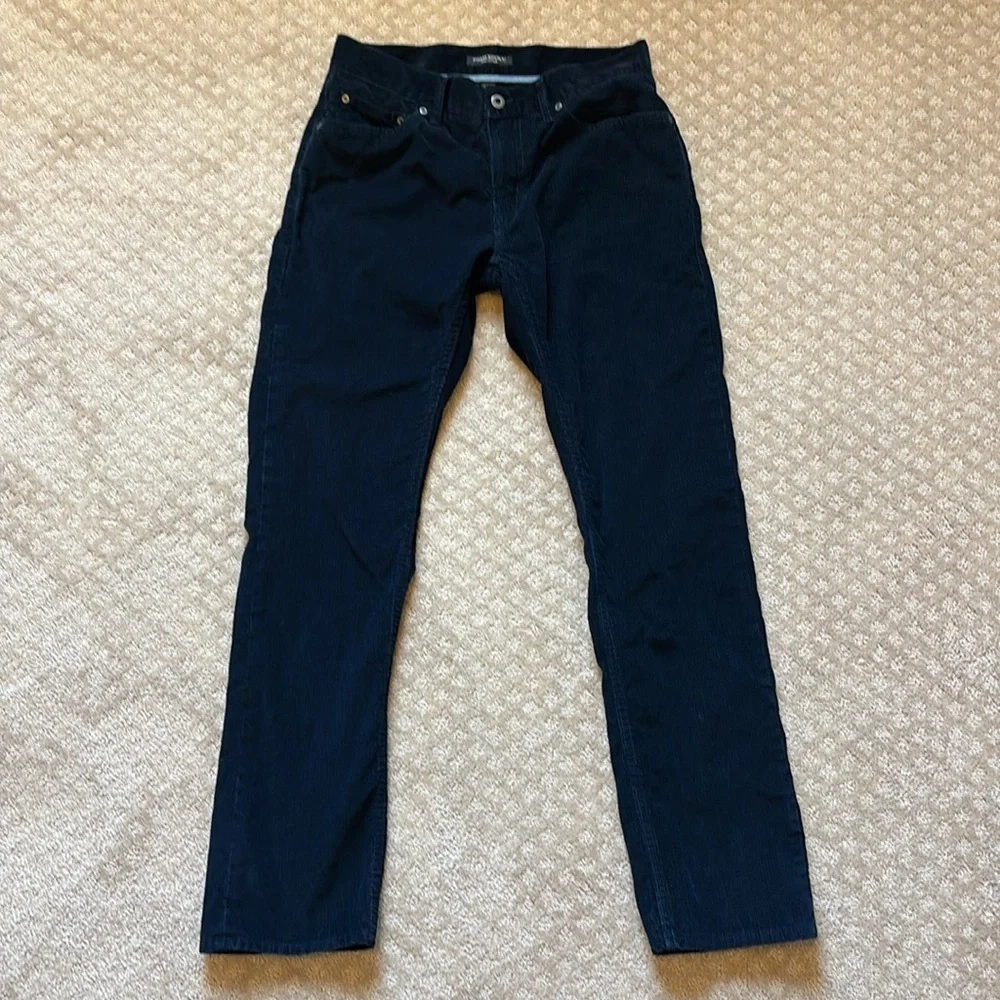 Men's Banana Republic Navy Blue Corduroy Pants size 31x32***see measurem…
